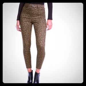 Vanilla Star Junior’s Animal Print Skinny Jeans